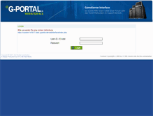 Tablet Screenshot of custom-141617.stats.g-portal.de